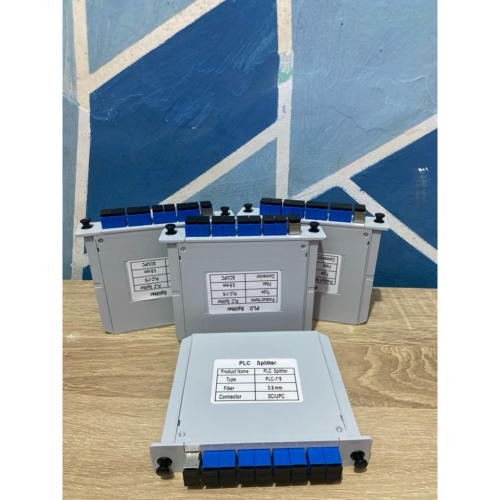 Jual Passive Spliter Box 1:8 SC UPC Adapter Metal - Passive Spliter Box ...