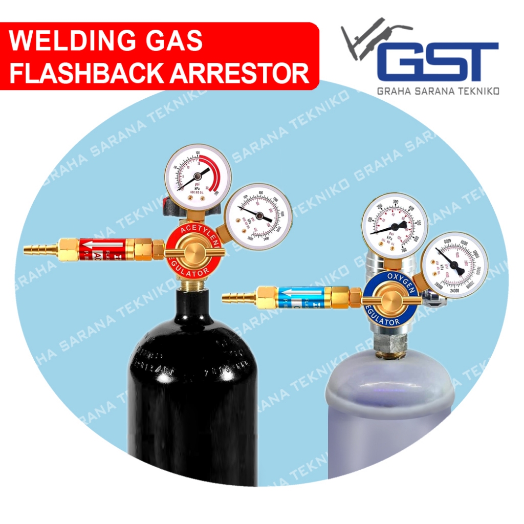 Jual Flashback Arrestor Regulator Oxygen Acetylene Flash Back Oxy Ace ...