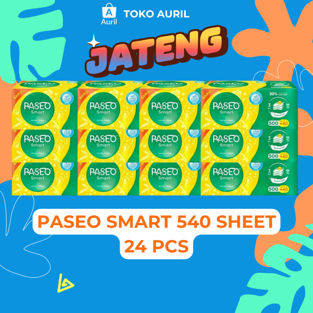 Jual [PAKET 24 PCS] TISU PASEO SMART 540 SHEET 24 PCS MURAH | Shopee ...