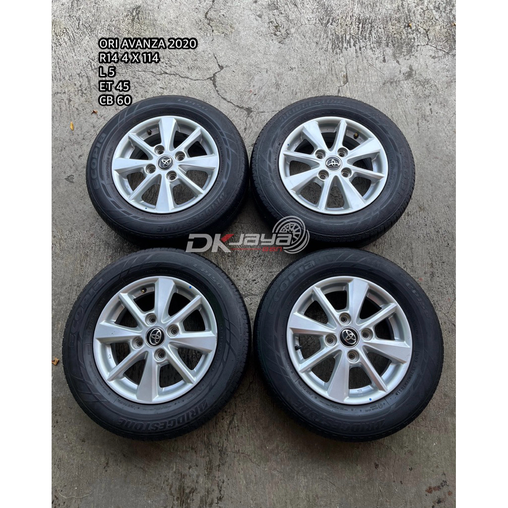 Jual VELG ORI AVANZA FACELIFT 2020 R14 4 X 114 (HARGA UNTUK 4PCS VELG ...