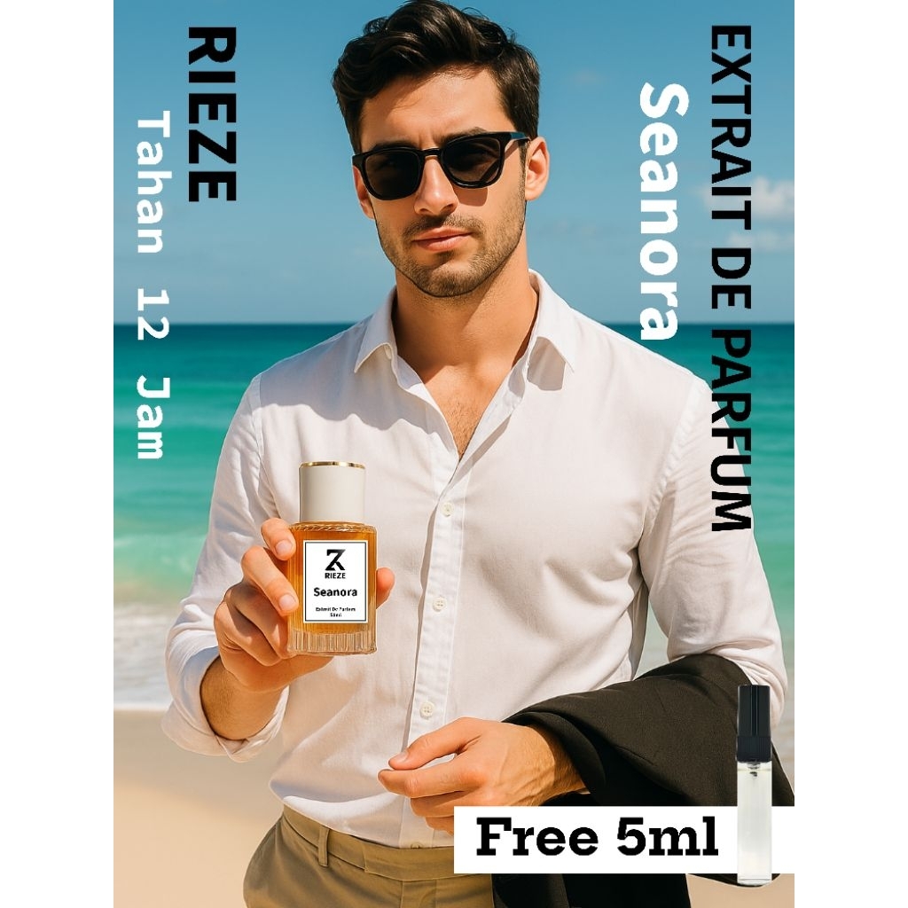 Jual Seanora Tahan 12 jam Extrait De Parfum By Rieze | Parfum Pria ...