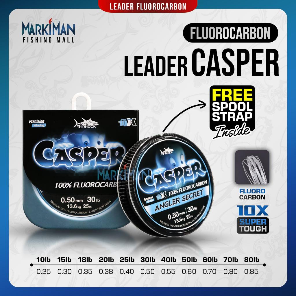 Jual Senar Leader Casper Markiman 100% Fluorocarbon Premium 25 Meter ...