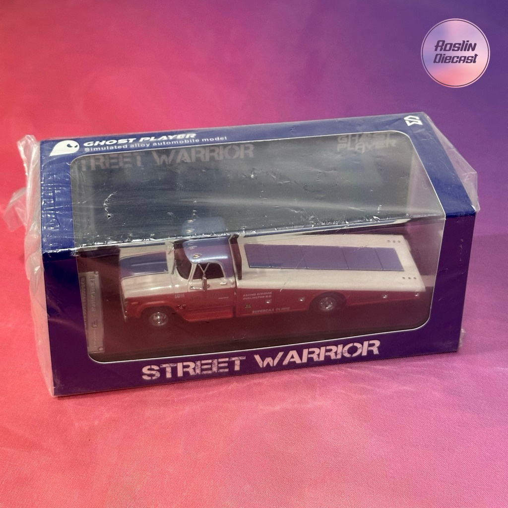 Jual Diecast 1:64 Street Warrior 1970 Dodge D300 Ramp Truck Sox ...