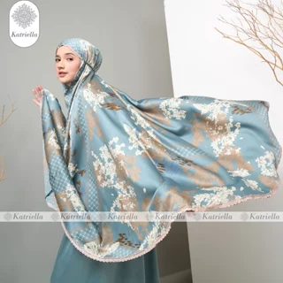 KATRIELLA โ Mukena Dewasa Jumbo Premium Silk Travel Mewah Adem Naura