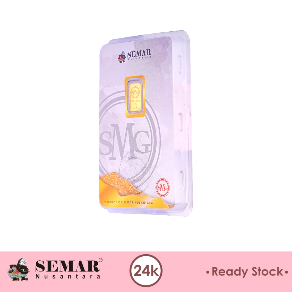 Jual Logam Mulia SMG Gold Press 1gram Emas Batangan Semar Nusantara ...