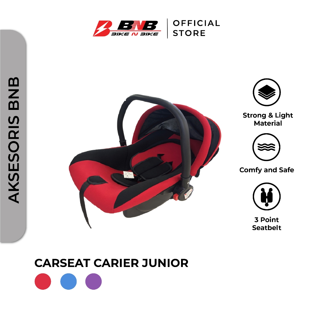 Car Seat For Newborn Baby Dudukan Mobil Bayi (Comfort Seat Pad, Safety  Belt, Max Weight 13kg)