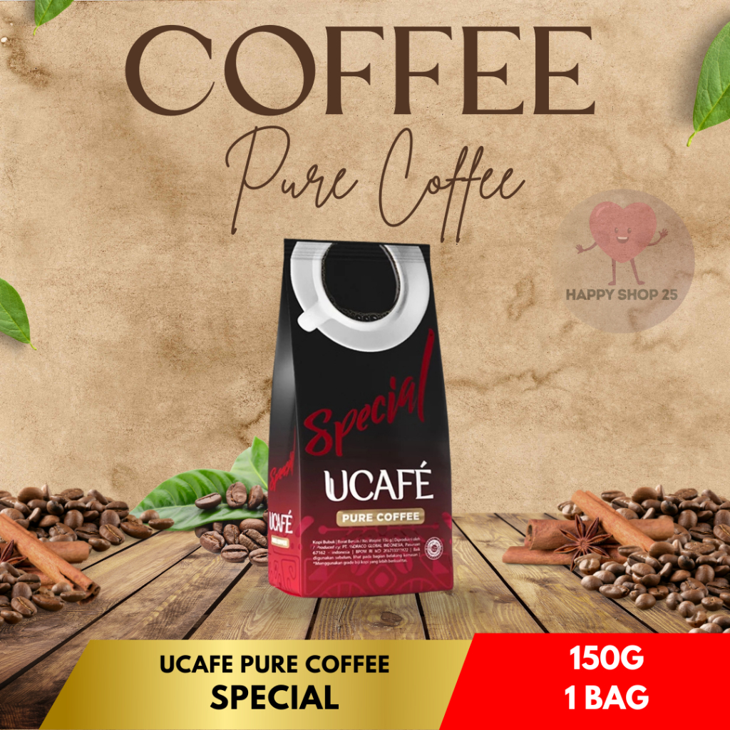 Jual UCAFE Pure Coffee Special 150g Kopi bubuk kopi hitam 150gram ...