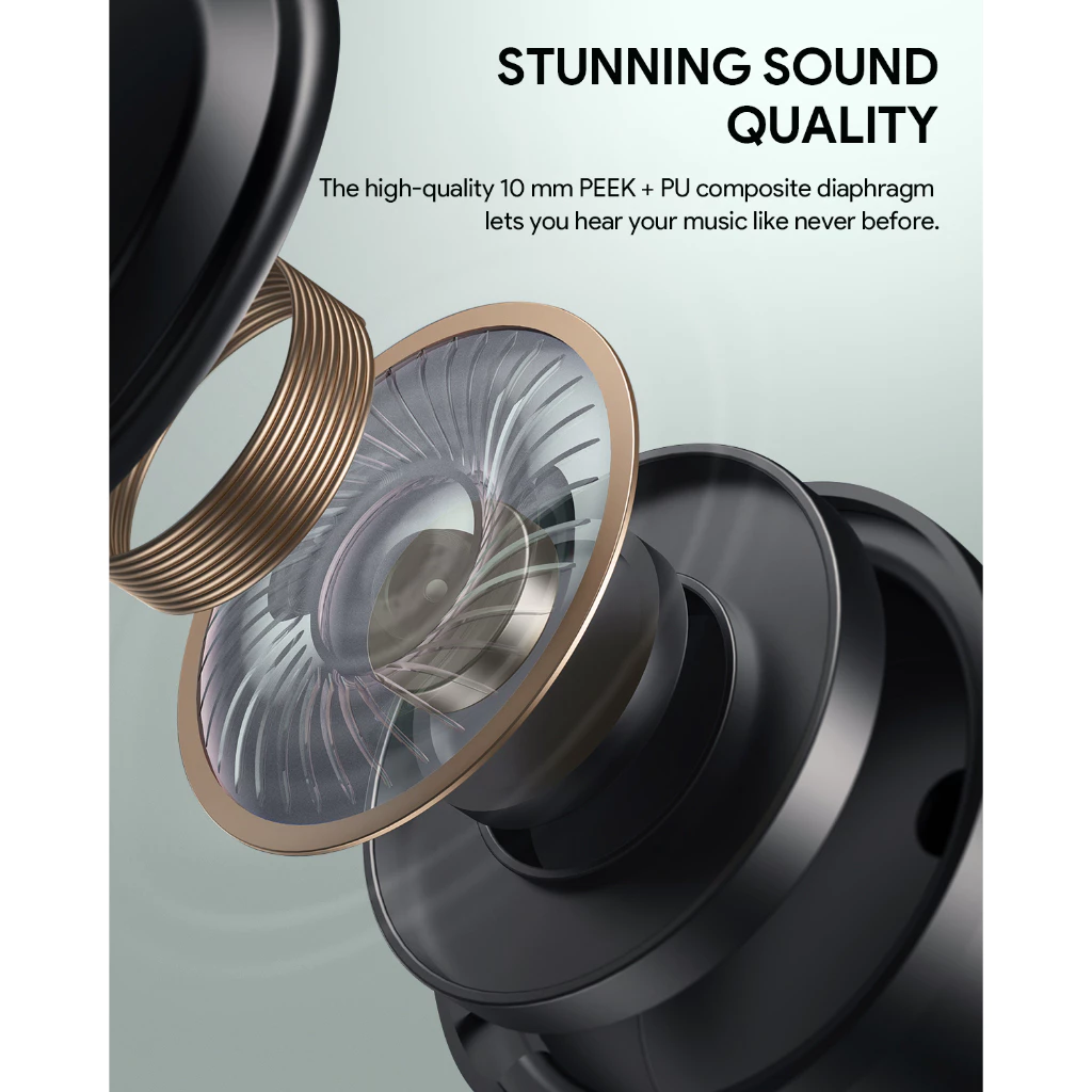 [FS] AUKEY TWS Bluetooth True Wireless Earphone IPX5 4G Earbuds EP-M1S