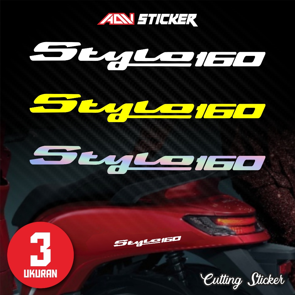 Jual Sticker Cutting Logo HONDA STYLO 160 | Cutting Sticker Motor ...