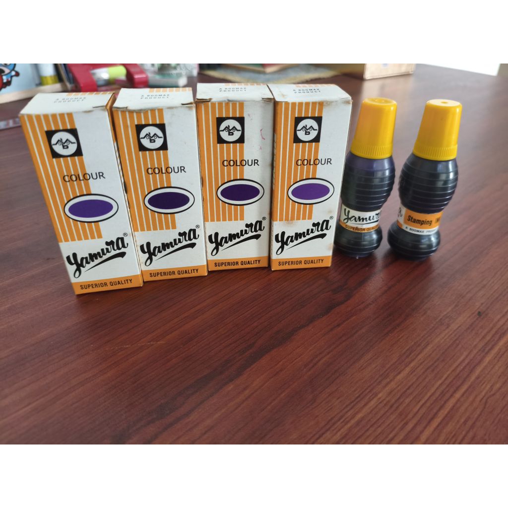 Jual YAMURA STAMPING INK / TINTA STANDARD YAMURA / TINTA STEMPEL, UNGU ...