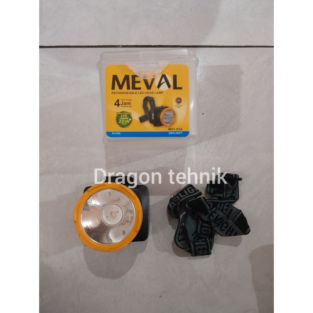 Jual SENTER KEPALA MEVAL 20W MH1-03A (PUTIH) | Shopee Indonesia