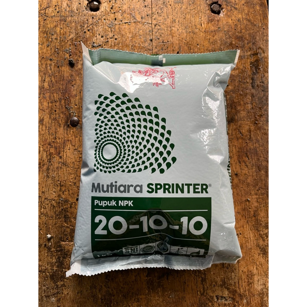 Jual Pupuk NPK MUTIARA SPRINTER 20-10-10 1Kg Original Kemasan Pabrik ...