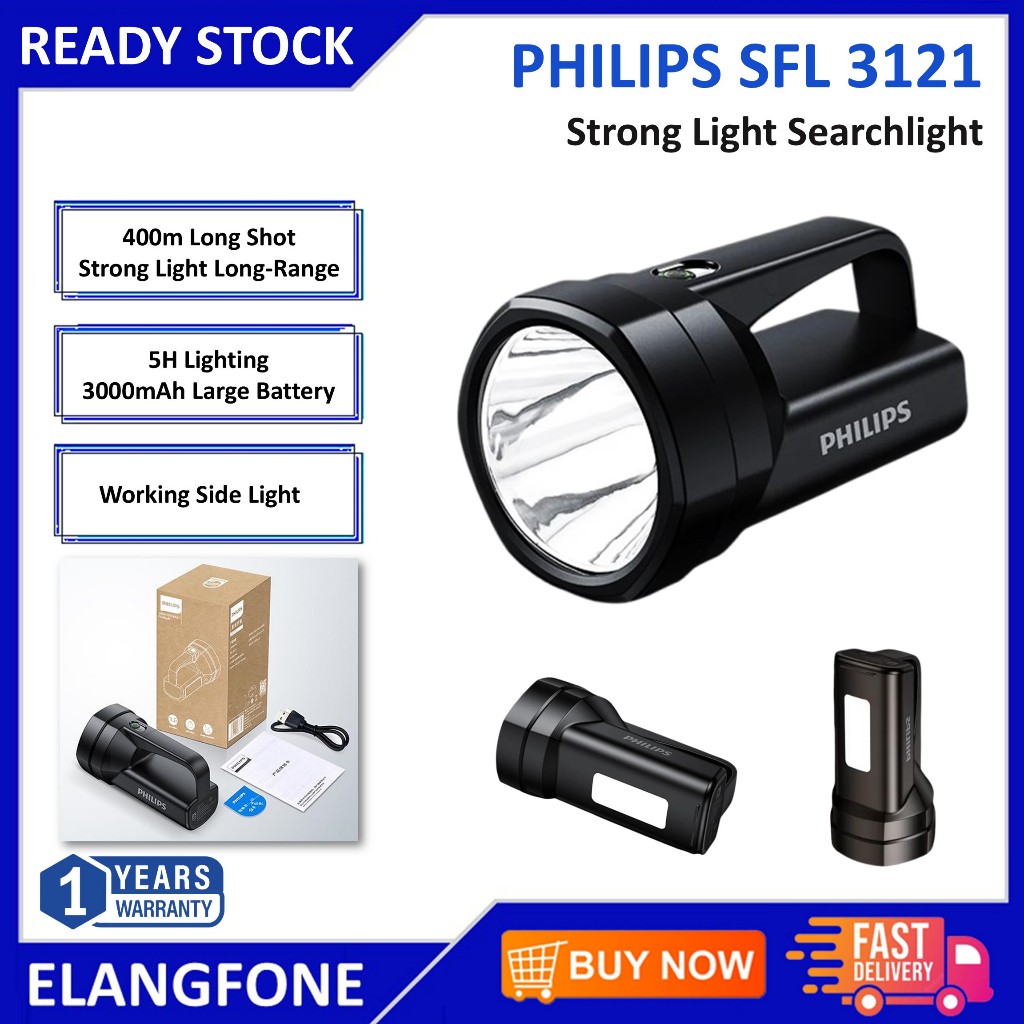 Jual Philips SFL 3121 Senter LED Multifungsi Senter Jumbo Luar Ruangan ...