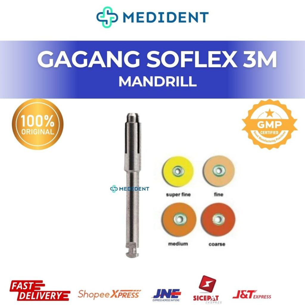 Jual Gagang Soflex 3M / Gagang Soflex Polishing Disc / Mandrel Soflex ...