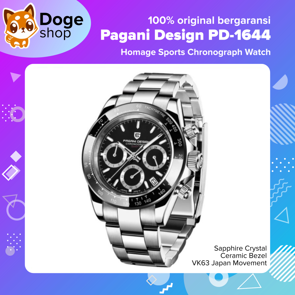 Jual Pagani Design Chronograph PD-1644 Japan VK63 Movement PD1644