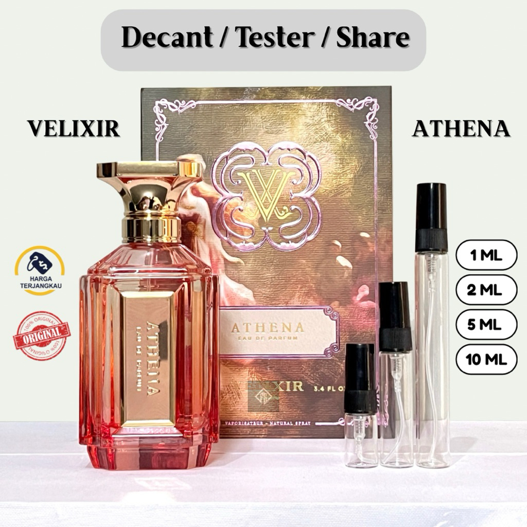Jual Decant Parfum VELIXIR ATHENA Tester, Share in Jar | Shopee Indonesia