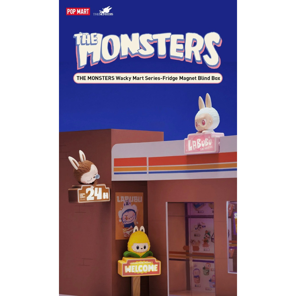 Jual POPMART The Monsters Wacky Mart Series Fridge Magnet Labubu ...