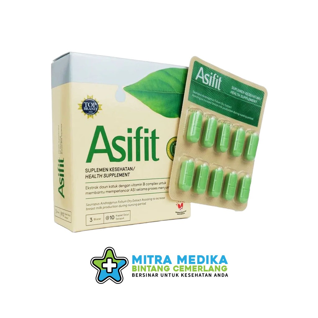 Jual ASIFIT KAPLET SUPLEMEN KESEHATAN UNTUK IBU MENYUSUI (1 KOTAK ...