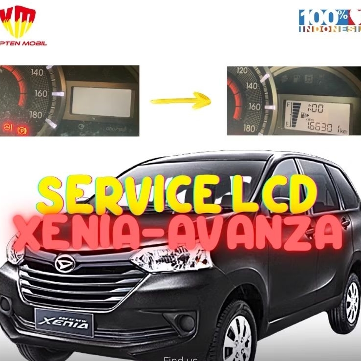 Jual lcd speedometer avanza - xenia ORIGINAL 2011 2012 2013 2014 2015 ...
