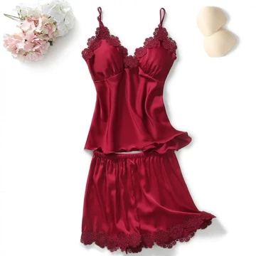 NAOMI Piyama 5in1 Set Kimono – Baju Tidur Silk Sutra Premium Import M L XL XXL