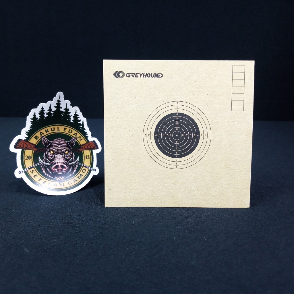 Jual KERTAS TARGET UKURAN 10X10 CM ISI 25 LEMBAR / SHOOTING PAPER ...