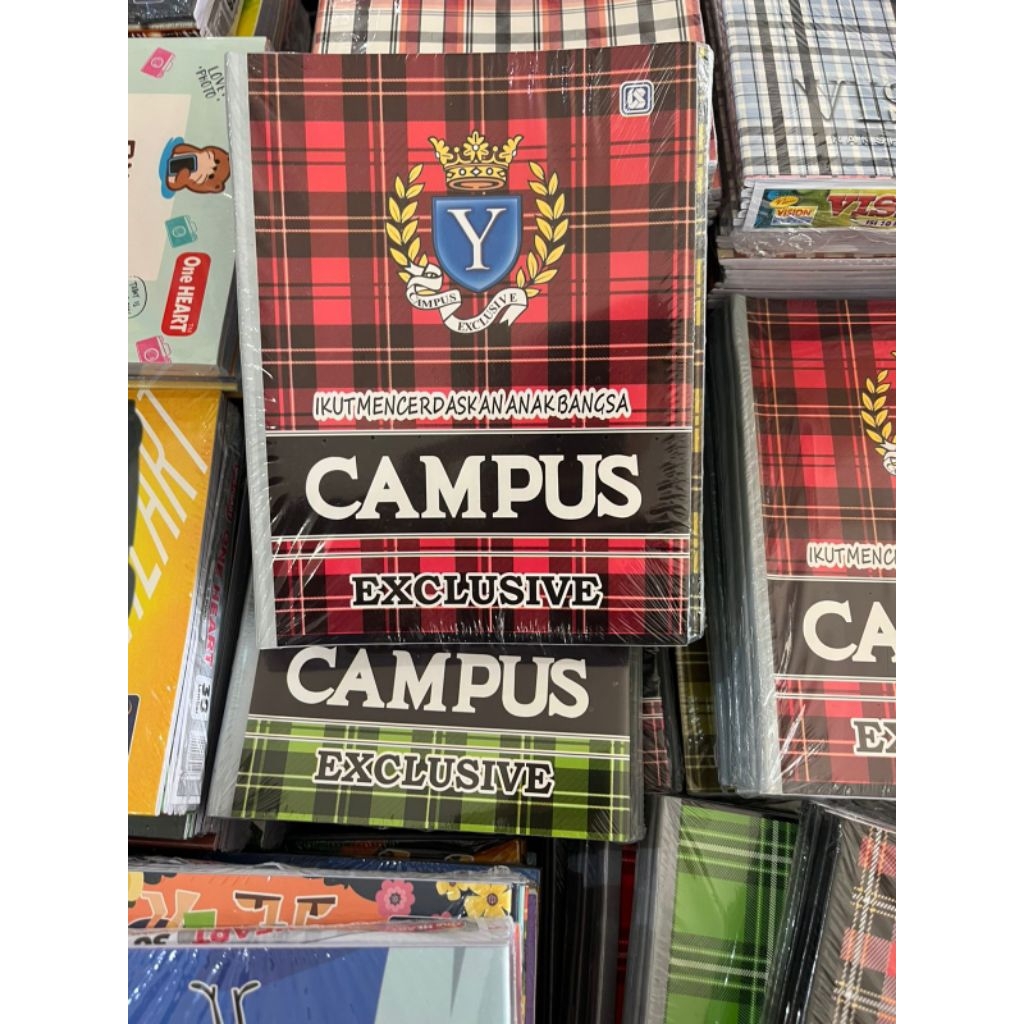 Jual (PROMO) Buku Tulis Campus Exlusive 1 pak isi 10 buku 50 lembar