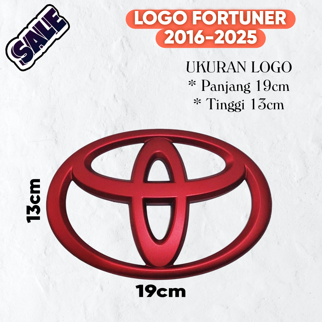 Jual Logo Toyota Fortuner 2016-2025/ Logo Depan/ Logo Belakang Fortuner ...