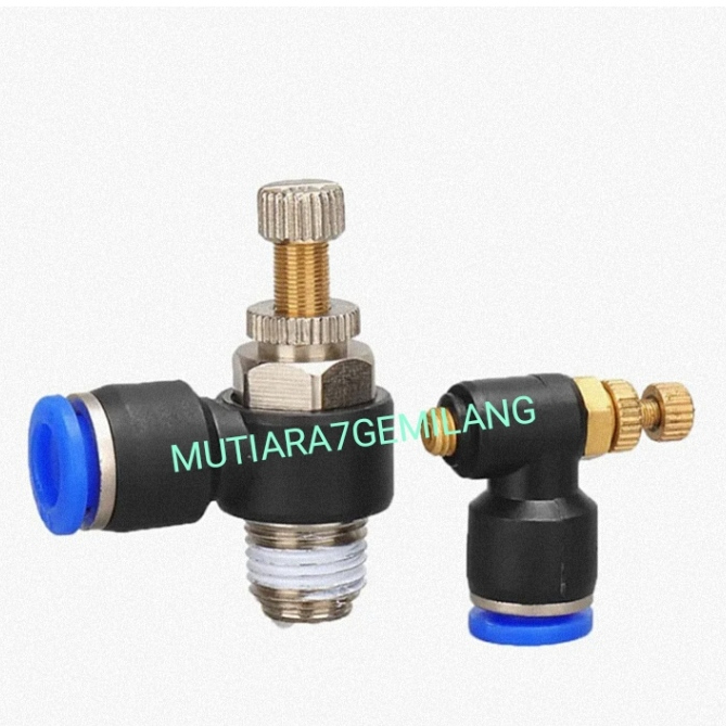 Jual FITTING PNEUMATIC MSL FLOW SPEED CONTROL MALE / FITTING MSL ...