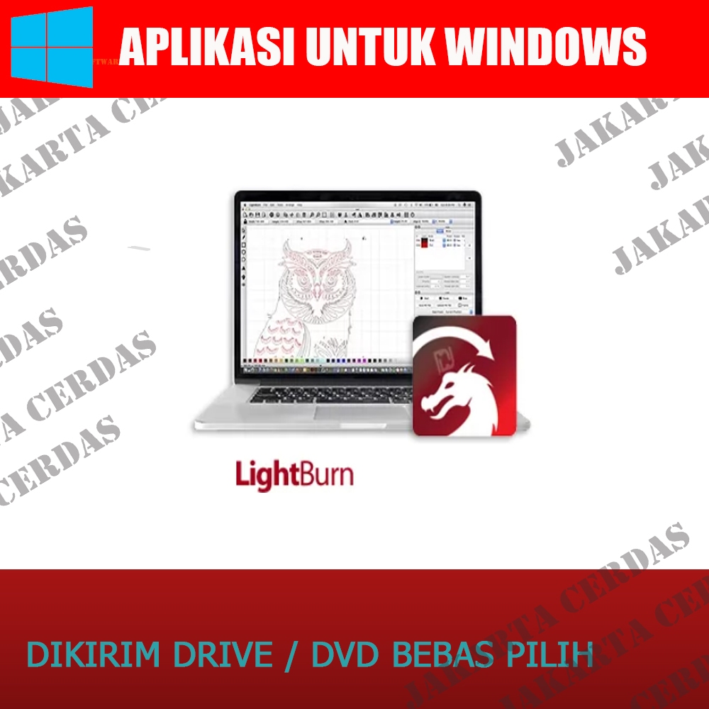 Jual APLIKASI LIGHTBURN V1.7.07 X64 – SOFTWARE DESAIN & KONTROL LASER ...