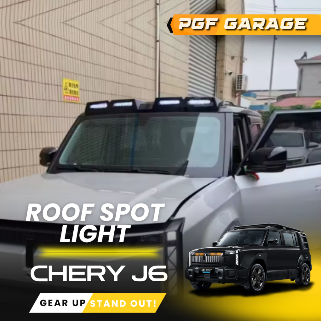 Jual Chery J6 Roof Spot Light / Roof Spot Light Chery J6 / AKSESORIS ...