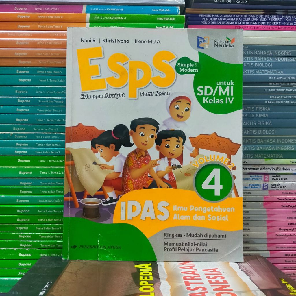 Jual Buku ESPS IPAS Ilmu Pengetahuan Sosial Volume 1 Kelas 4 SD ...