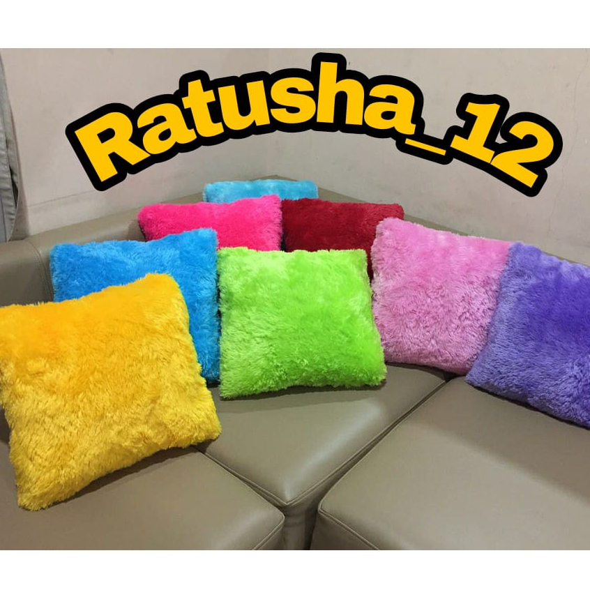 Jual Bantal Kotak Bulu Rasfur Halus Dan Lembut Bantal Sopa | Shopee ...