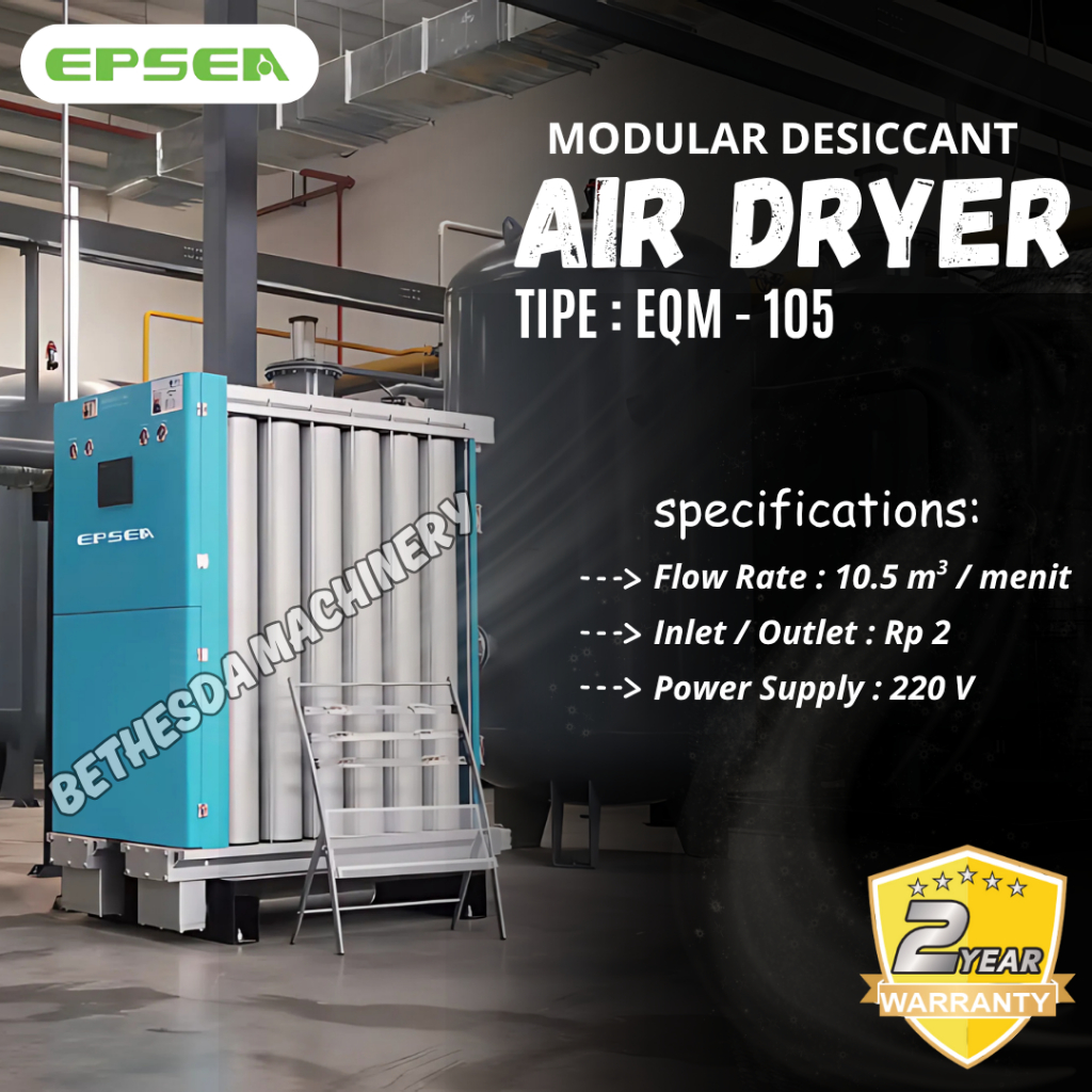 Jual Modular Air Dryer Epsea Kapasitas 10.5 m3/min tipe Epsea Desiccant ...
