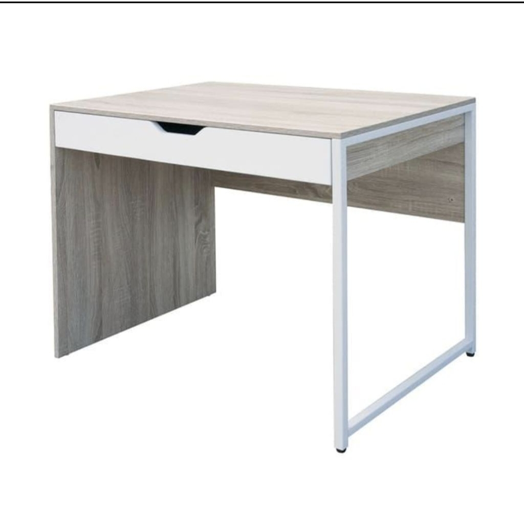 Jual Informa Meja Komputer Heize Office Table Oak White Preloved ...