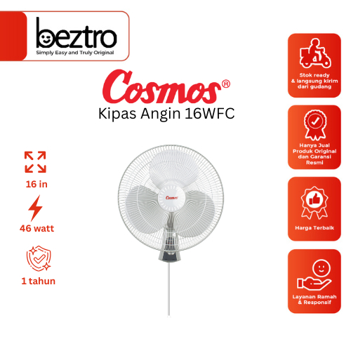 Jual Cosmos Wall Fan 16 inch 16WFC Kipas Angin Dinding Harga Terbaik ...