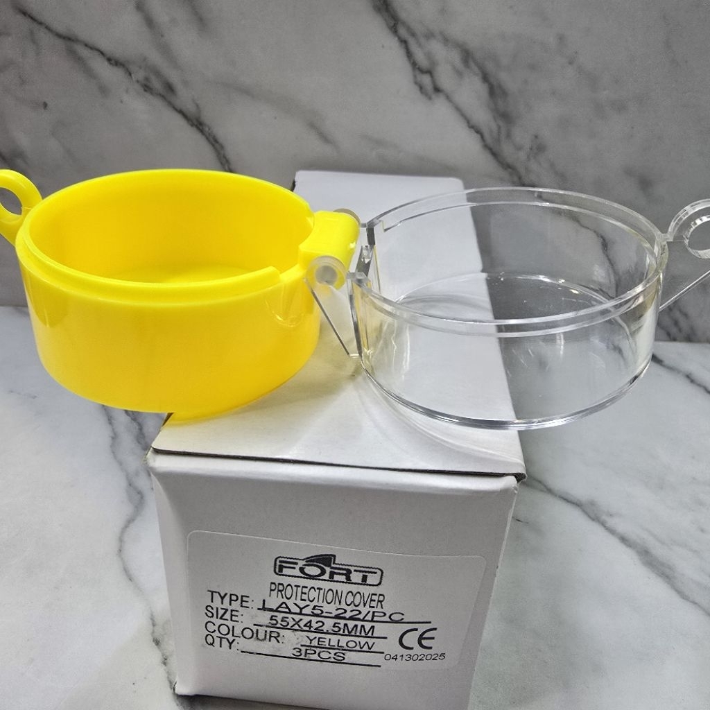 Jual COVER PROTECTION UTK EMERGENCY STOP BUTTON LAY5-22 YELLOW FORT ...
