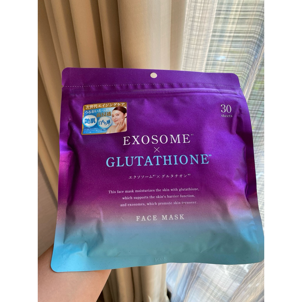 exosome x glutathione mask Revitalize your skin with Cloisters Face Mask, pack of 30!  This powerhouse combination boosts skin elasticity, brightens, and deeply hydrates, promoting a youthful, radiant glow. Ideal for regular Exosome X Glutathione Face Mask