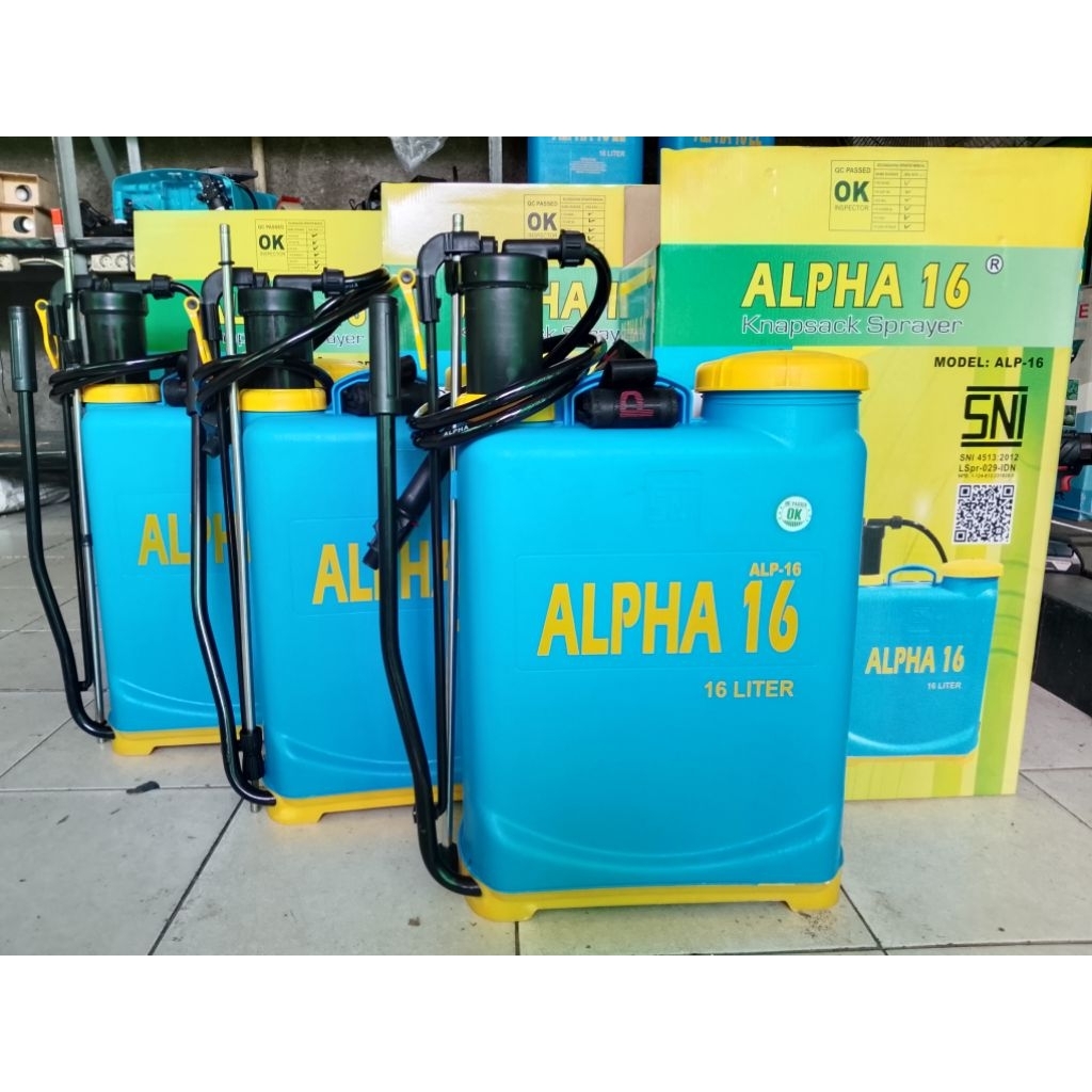Jual Tangki semprot ALPHA 16 L/teng semprot/alat semprot/penyemprotan ...