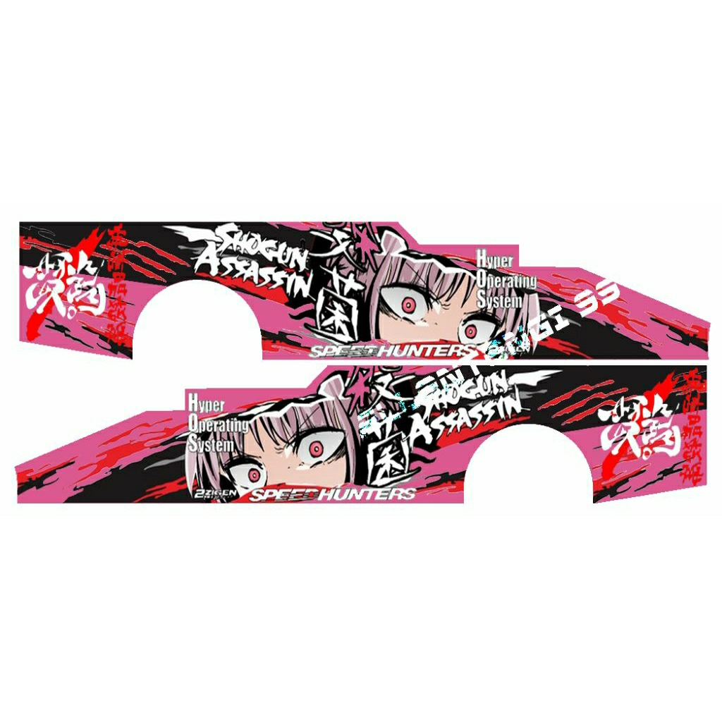 Jual Stiker Livery Anime Miniatur Bus RKC | Shopee Indonesia