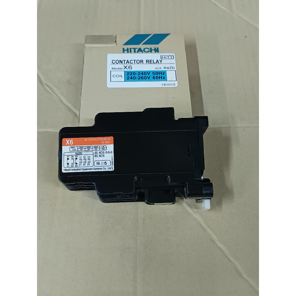 Jual Contactor Relay Hitachi X 6 - (3 A 3 B) - (4 A 2 B) - (5 A - 1 B ...