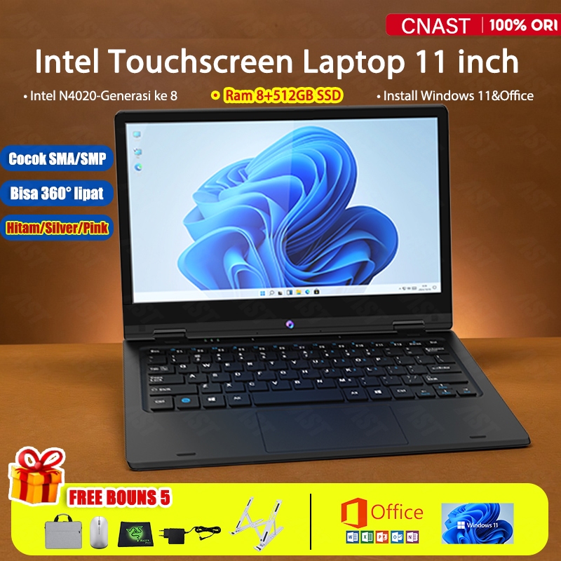 Jual CNAST Laptop Baru Murah mini touchscreen 11 inch Ram8+512GB SSD ...
