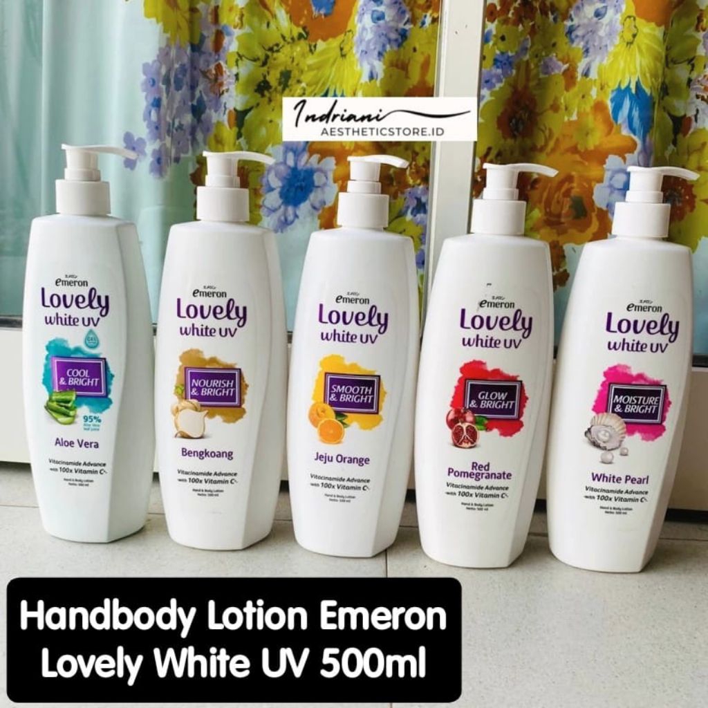 Jual (1pcs) Emeron Lovely White UV Lotion Handbody Badan Pelembab Tubuh ...