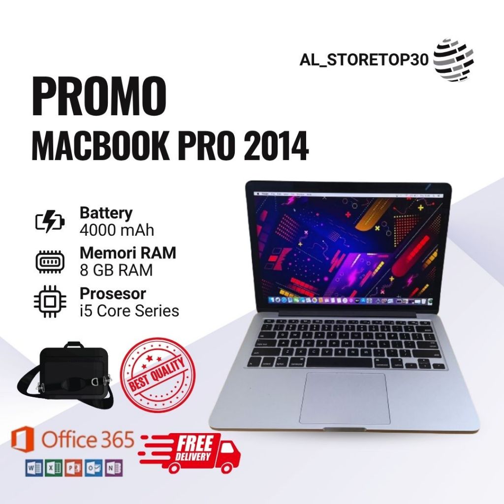 Jual [BERGARANSI] MacBook pro retina 13inc 2014 core i5. ram 8gb ssd ...