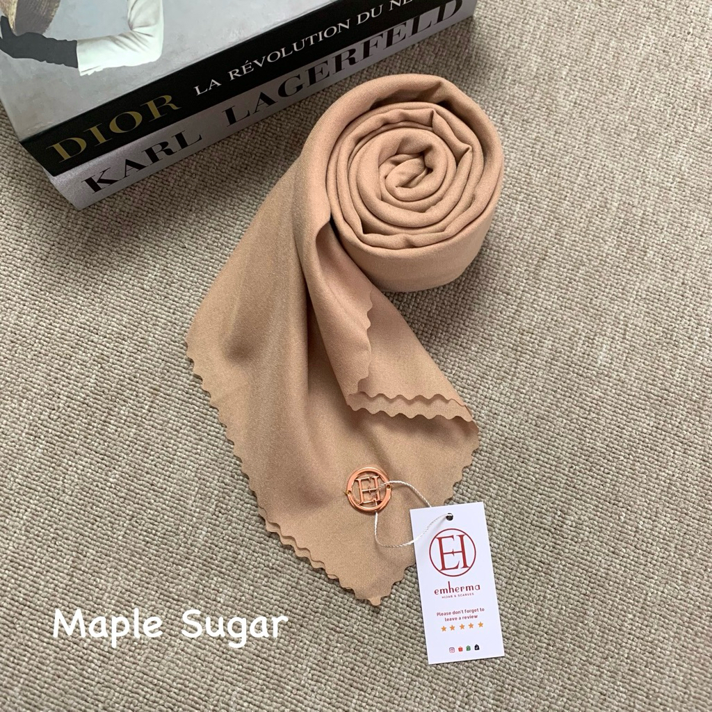 Emhermahijab HARA Voal Premium Square Plain (Basic Kerudung Voal Premium Segi Empat Lasercut