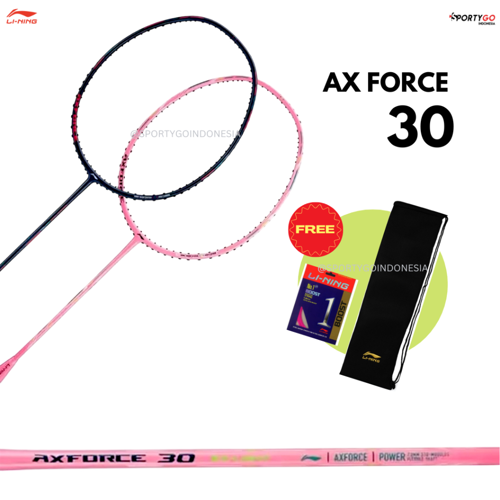 Jual Raket badminton Lining AX FORCE 30 NEW / AXFORCE EXTRA LIGHT ...