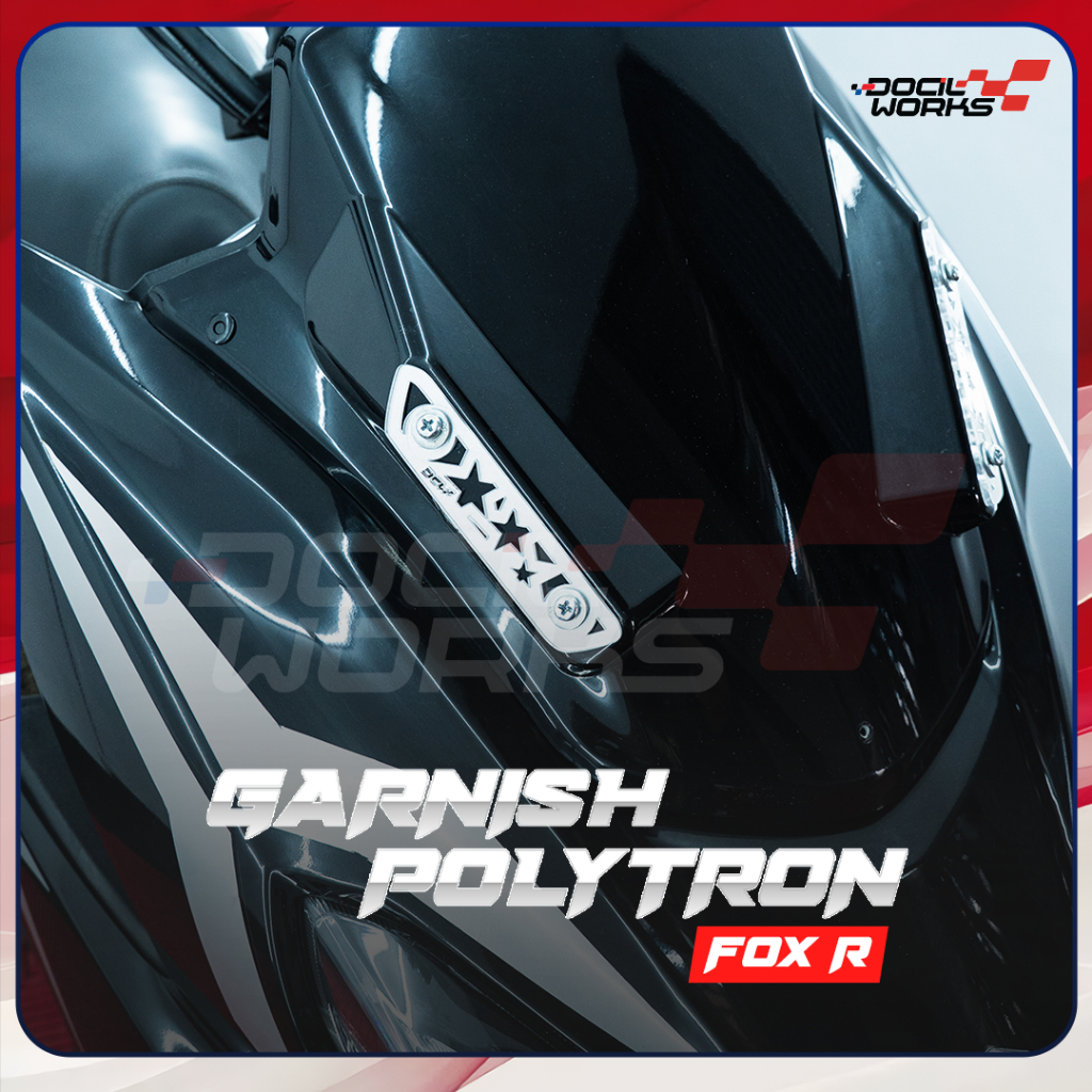 Jual Docilworks - Garnish Bracket untuk windshield visor Polytron Fox ...
