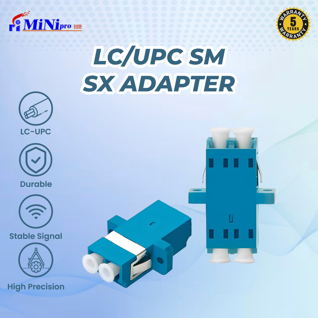 Jual Adapter LC UPC Fiber Optik Duplex SM | Shopee Indonesia