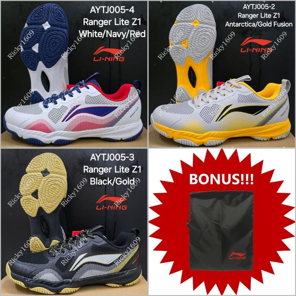 Jual SEPATU BADMINTON LINING RANGER LITE Z1 - SEPATU LINING RANGER LITE ...