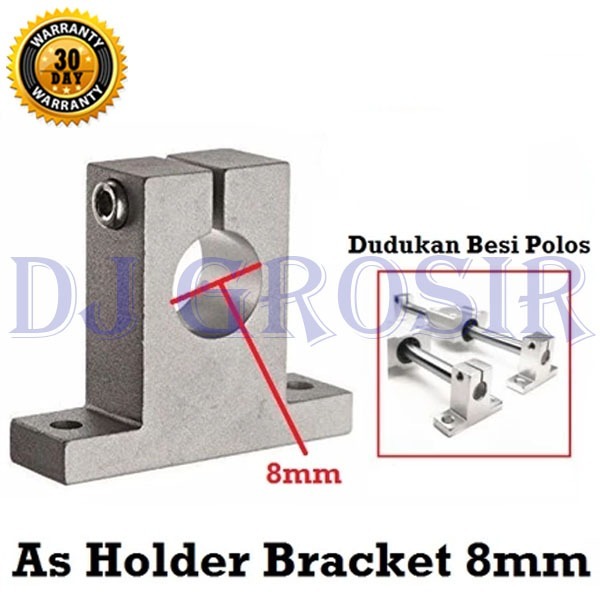 Jual Shaft Support As Holder Bracket SK8 Dudukan Rail CNC Linear Guide ...