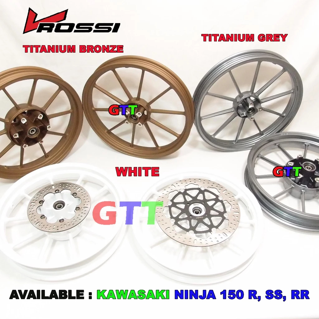 Jual VELG VROSSI TIPE MAMBA NINJA RR 215/300 R17 DAN TIPE STARLIGHT 1. ...